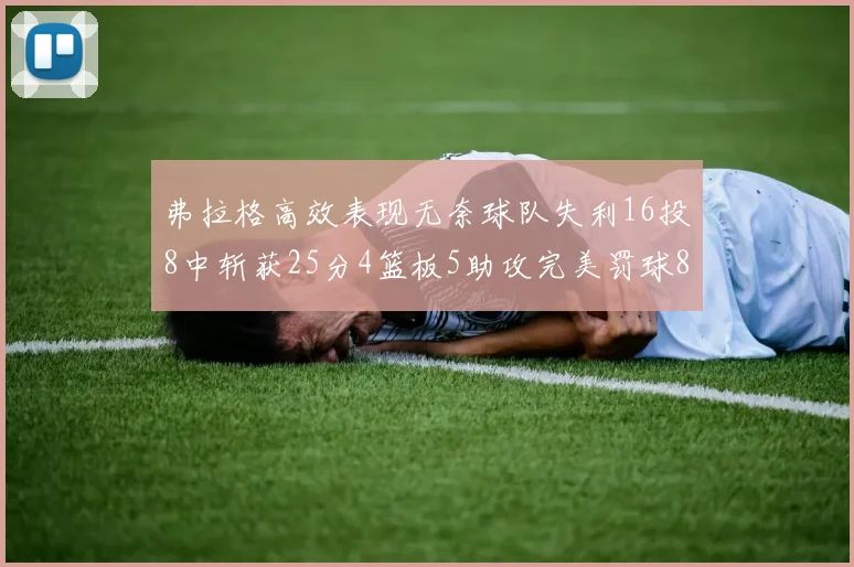 弗拉格高效表现无奈球队失利16投8中斩获25分4篮板5助攻完美罚球8中8