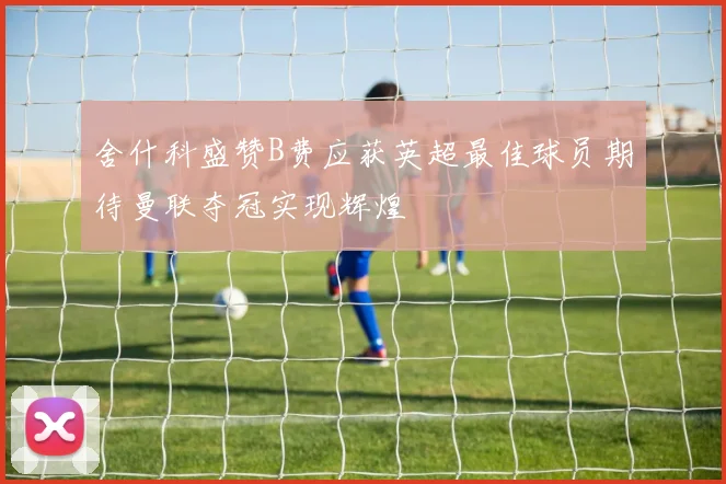 舍什科盛赞B费应获英超最佳球员期待曼联夺冠实现辉煌